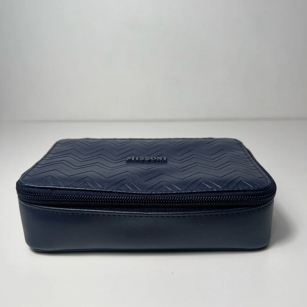 Missoni X Delta One First Class Amenity Travel Cosmetic Dopp Kit Bag Case